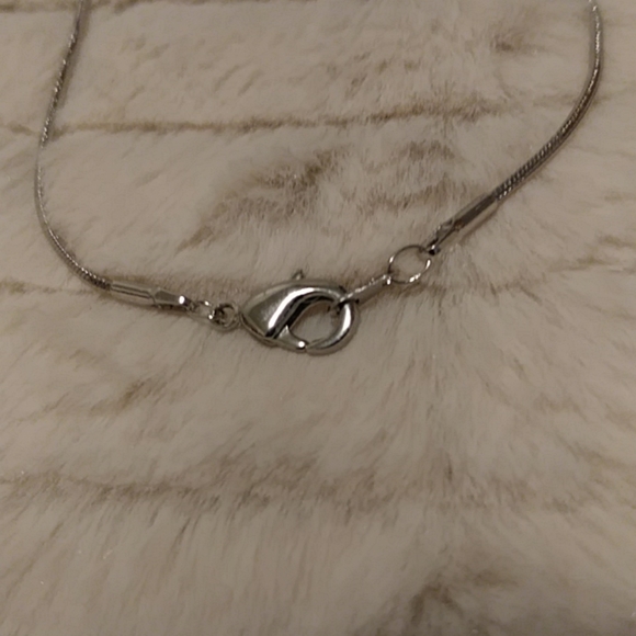 Cubic Zirconia Necklace, Cross Chram & Earring Set - Picture 6 of 6